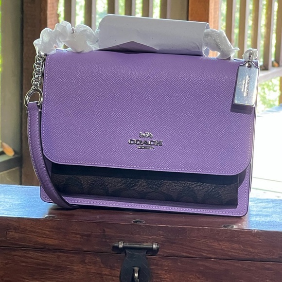 COACH Shoulder/Crossbody Bag Luxury Handbag Designer Purse CL651 AUTHENTIC NWT - Picture 1 of 12